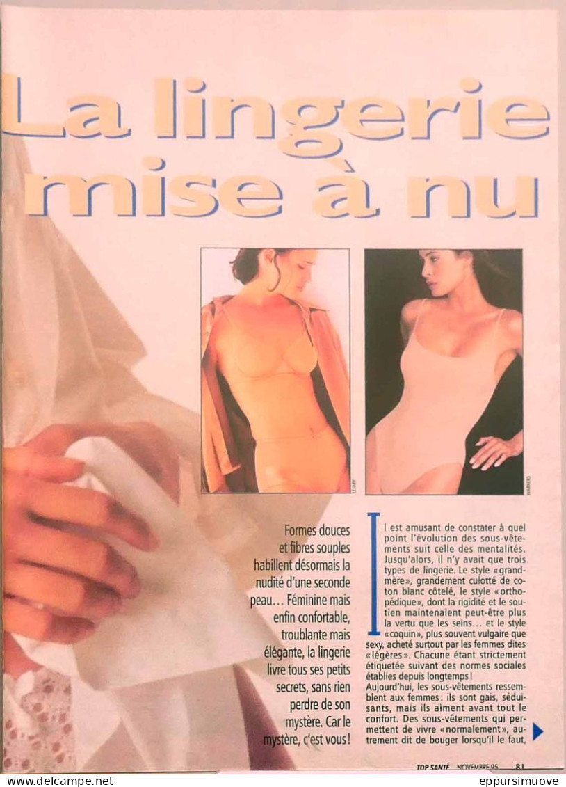 Article Papier 2 Pages LA LINGERIE MISE A NU 1995 TS - Unclassified
