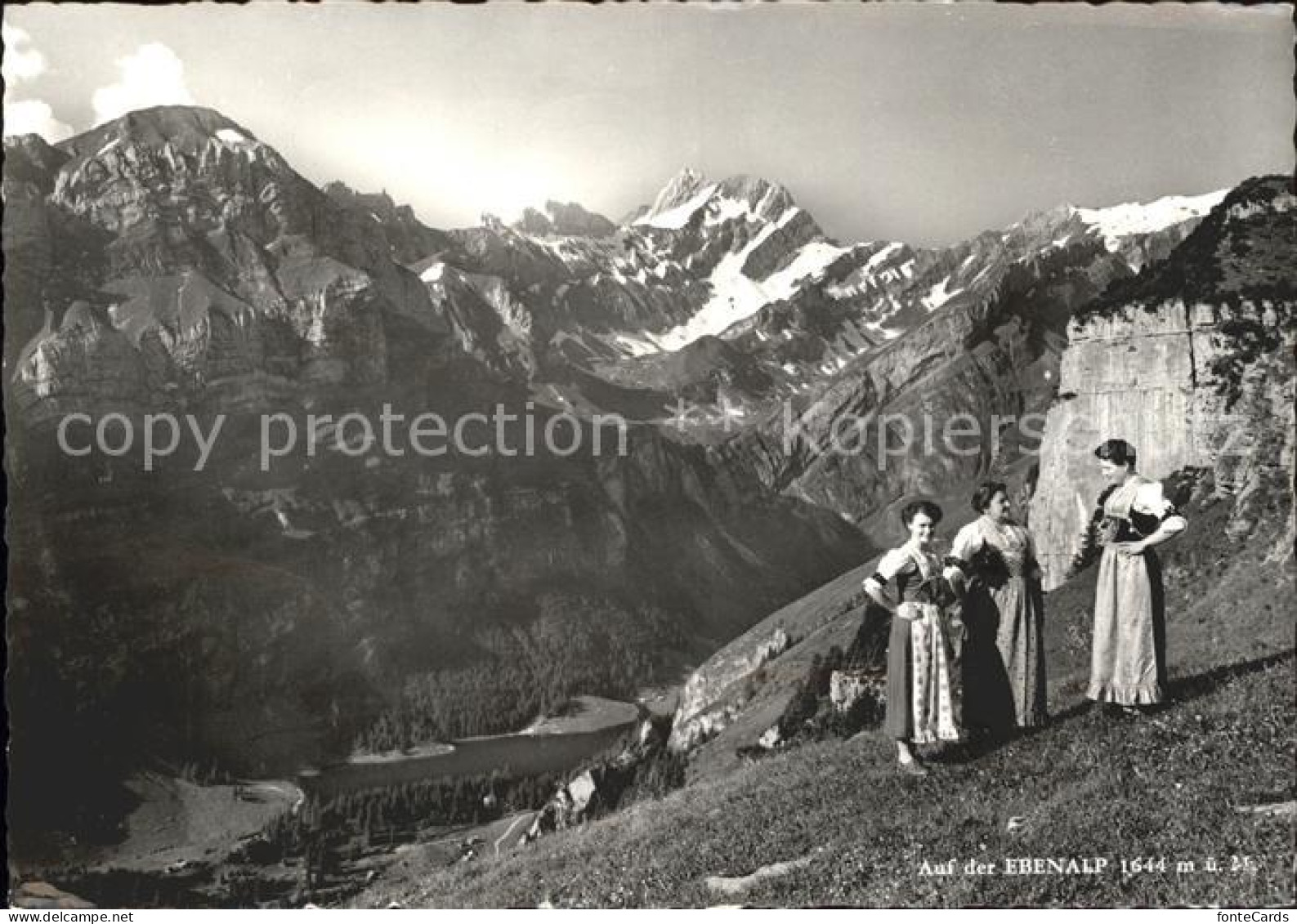 11878613 Ebenalp Meglisalp Marwies Altmann Rotsteinpass Lisengrat Nationaltracht - Andere & Zonder Classificatie