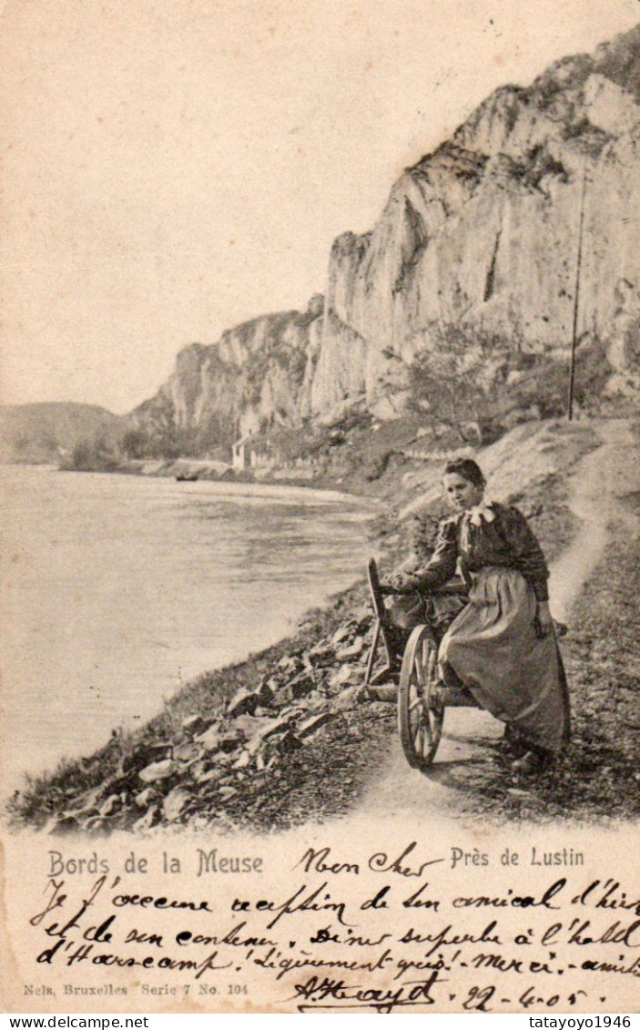 Bords De Meuse Près De Lustin Voyagé En 1905 - Namur