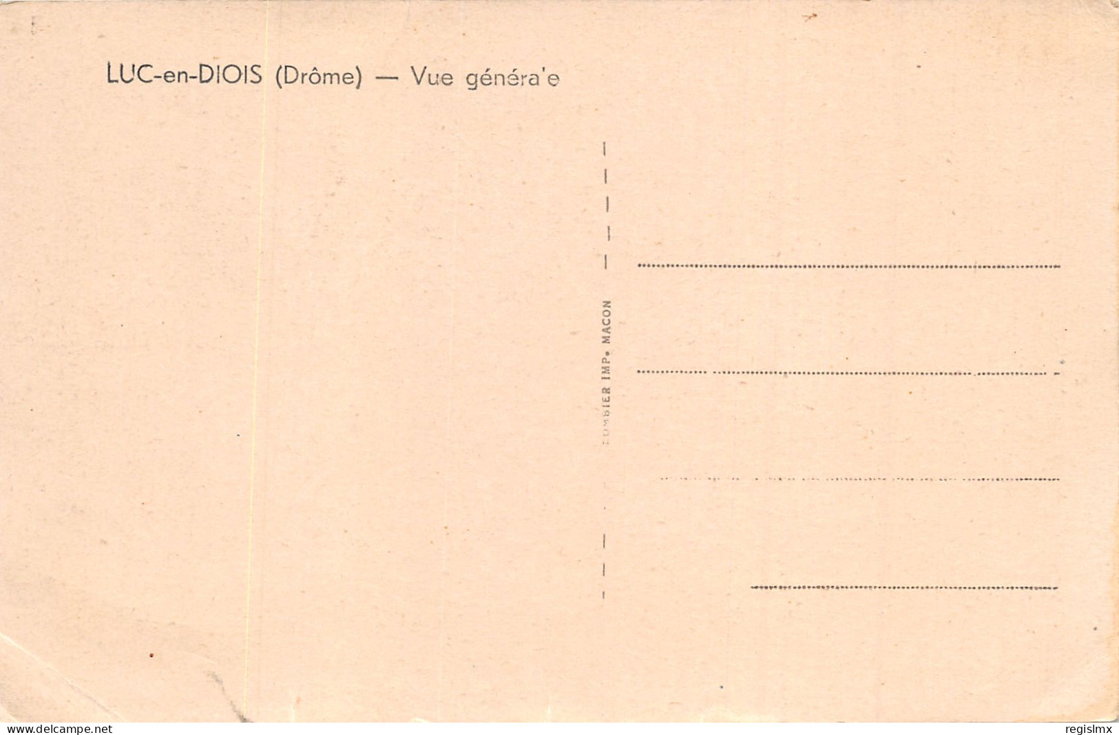 26-LUC EN DIOIS-N°2035-D/0021 - Luc-en-Diois