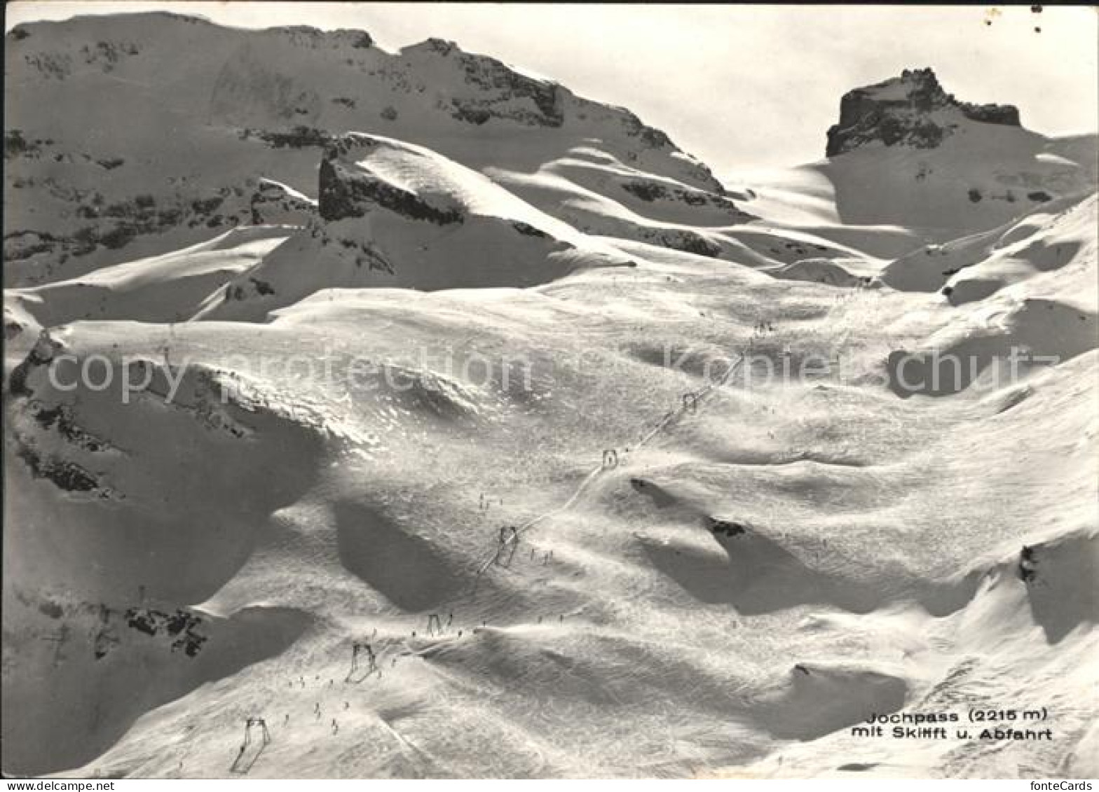 11878552 Engelberg OW Jochpass Mit Skilift Jochhuette Engelberg - Other & Unclassified