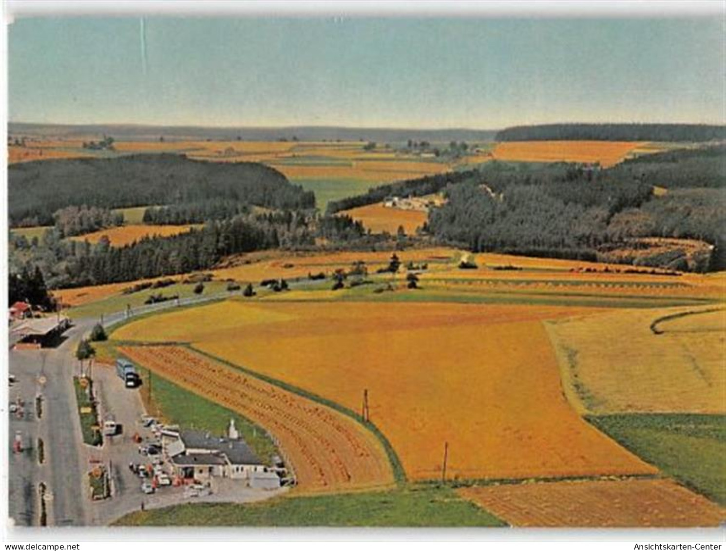 39108306 - Luftaufnahme Vom Rasthaus Toepen Am Zonenuebergang. Besitzer Hermann Mueller Gelaufen. Gute Erhaltung. - Hof