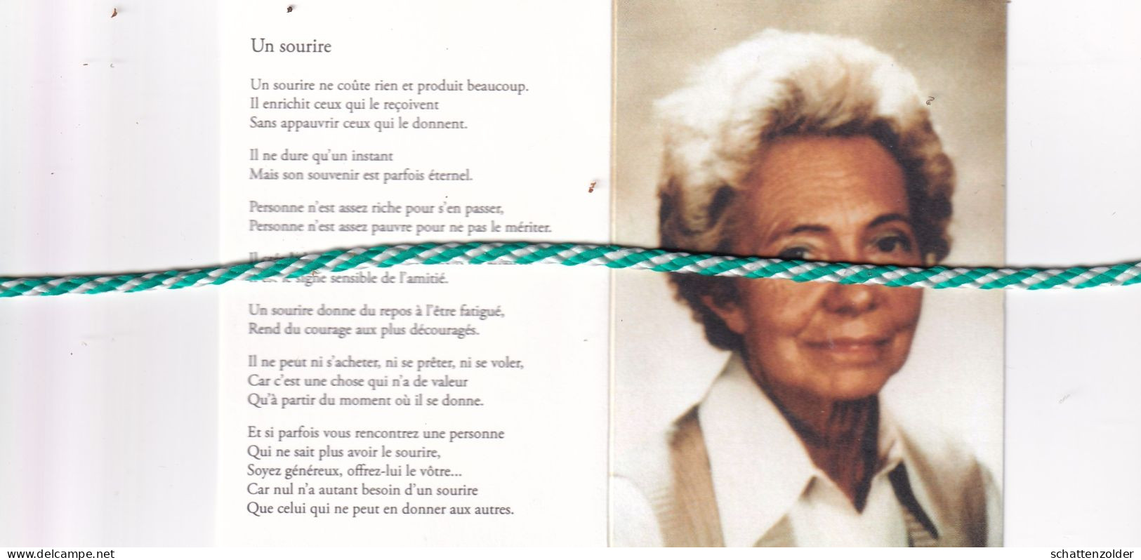 Hélène Moretus De Bouchout-le Grelle, Haye 1915, Wilrijk 2015. Honderdjarige. Adel, Foto - Obituary Notices