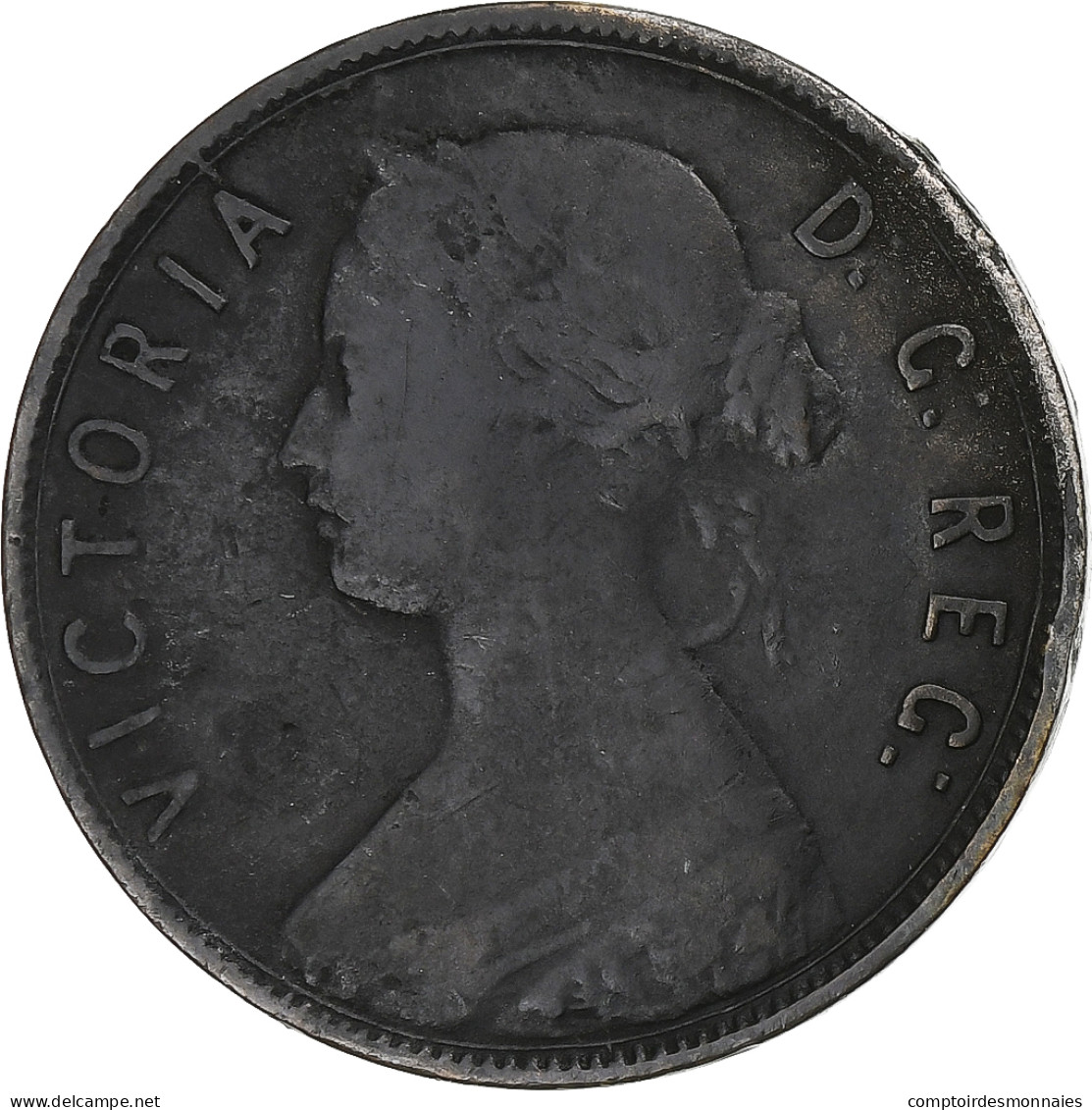 Terre-Neuve, Victoria, Cent, 1865, Londres, Bronze, TB, KM:1 - Canada