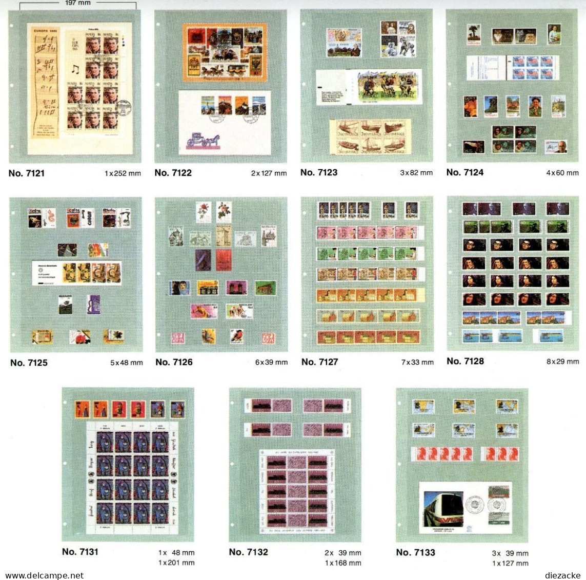 Safe Einsteckblätter 7121 Eurosystem - 1VE Neuwertig (VD534 - Other & Unclassified