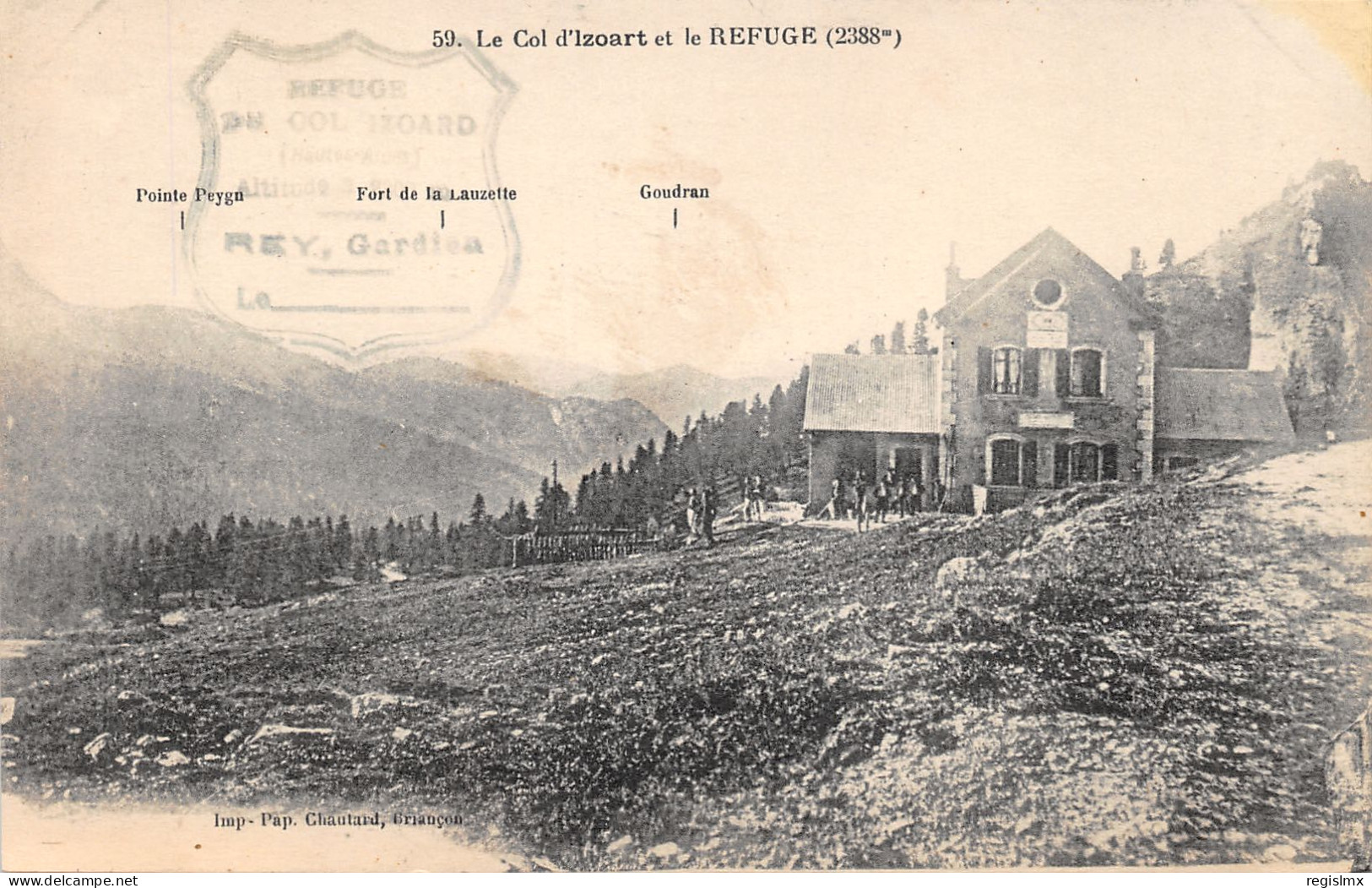 05-LE COL D IZOART-LE REFUGE-N°2036-B/0249 - Other & Unclassified