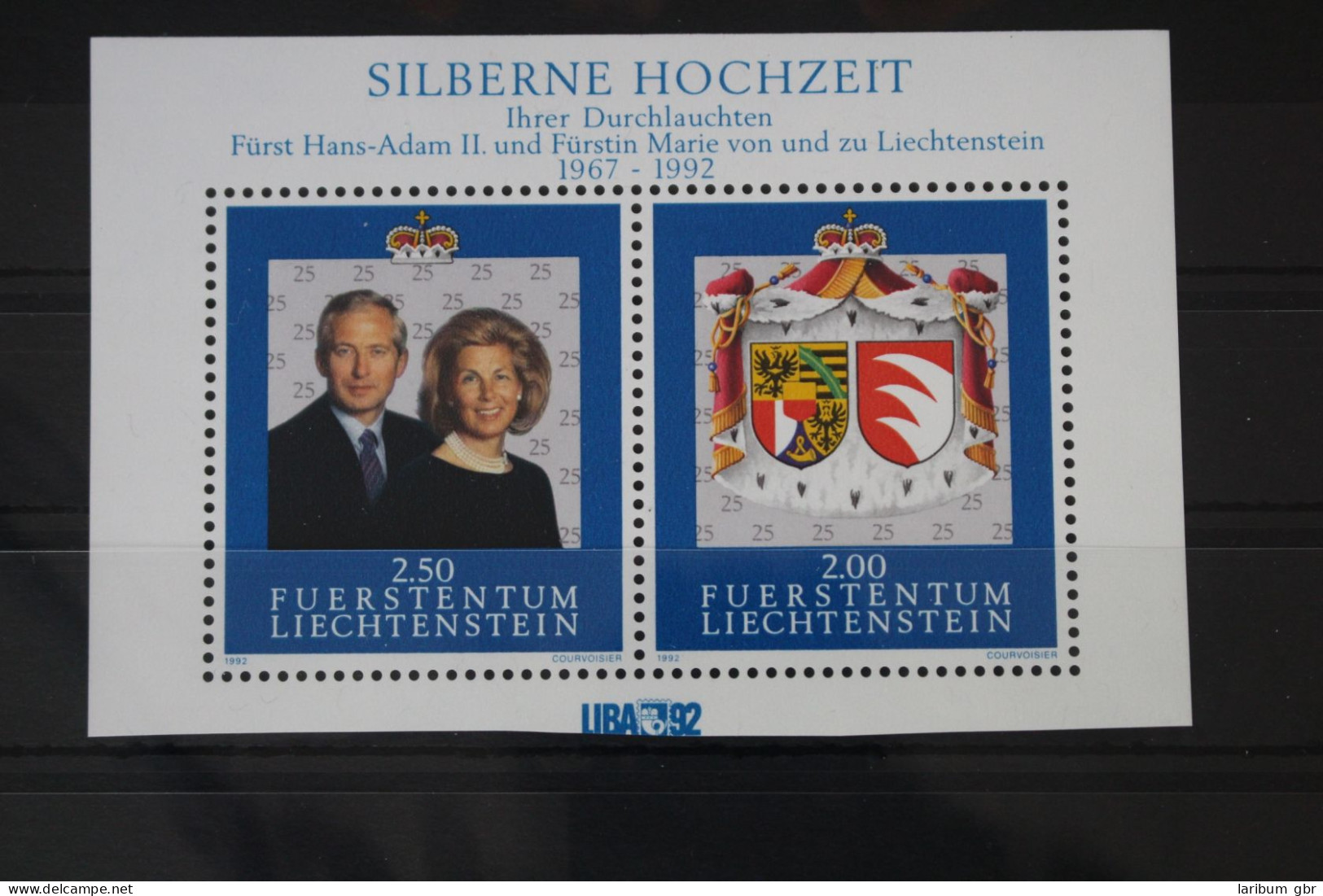 Liechtenstein Block 14 Mit 1039-1040 Postfrisch #WF557 - Sonstige & Ohne Zuordnung