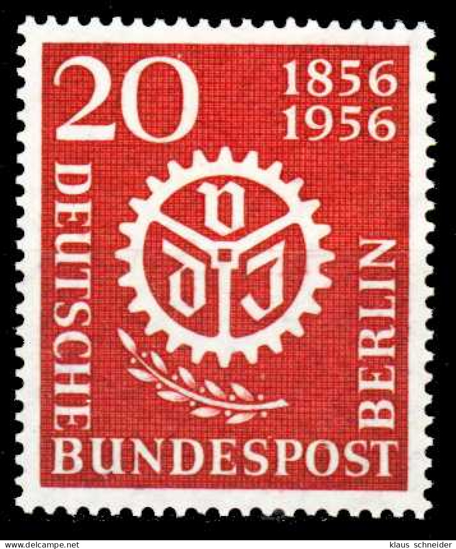 BERLIN 1956 Nr 139 Postfrisch S801F82 - Neufs