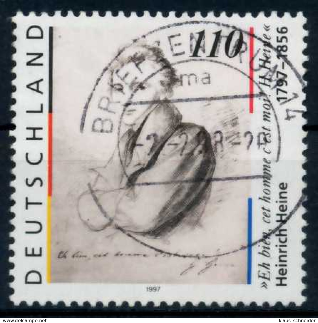 BRD 1997 Nr 1962 Zentrisch Gestempelt X6B164E - Used Stamps