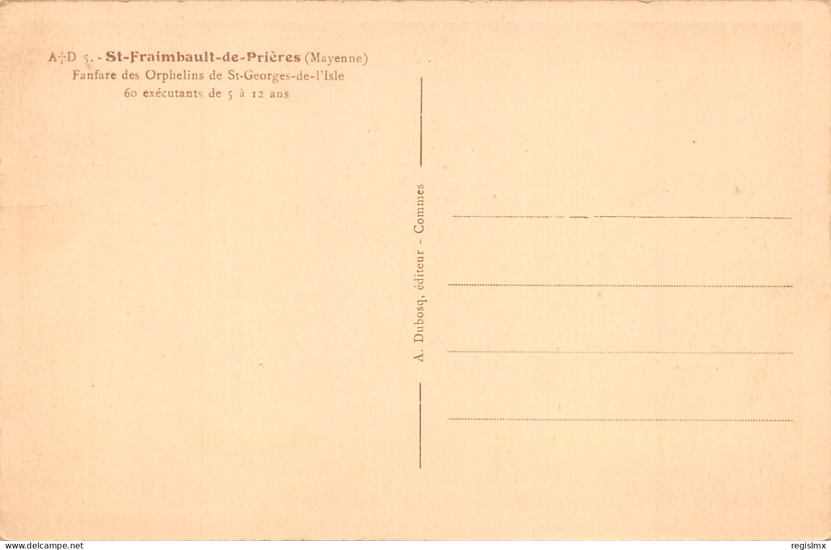 83-SAINT FRAIMBAULT DE PRIERES-N°2036-E/0289 - Autres & Non Classés