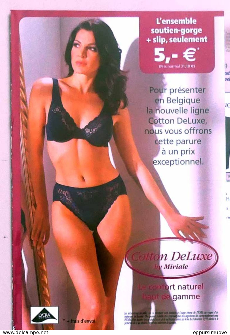 Publicité Papier LINGERIE COTTON DELUXE 2003 TS - Werbung