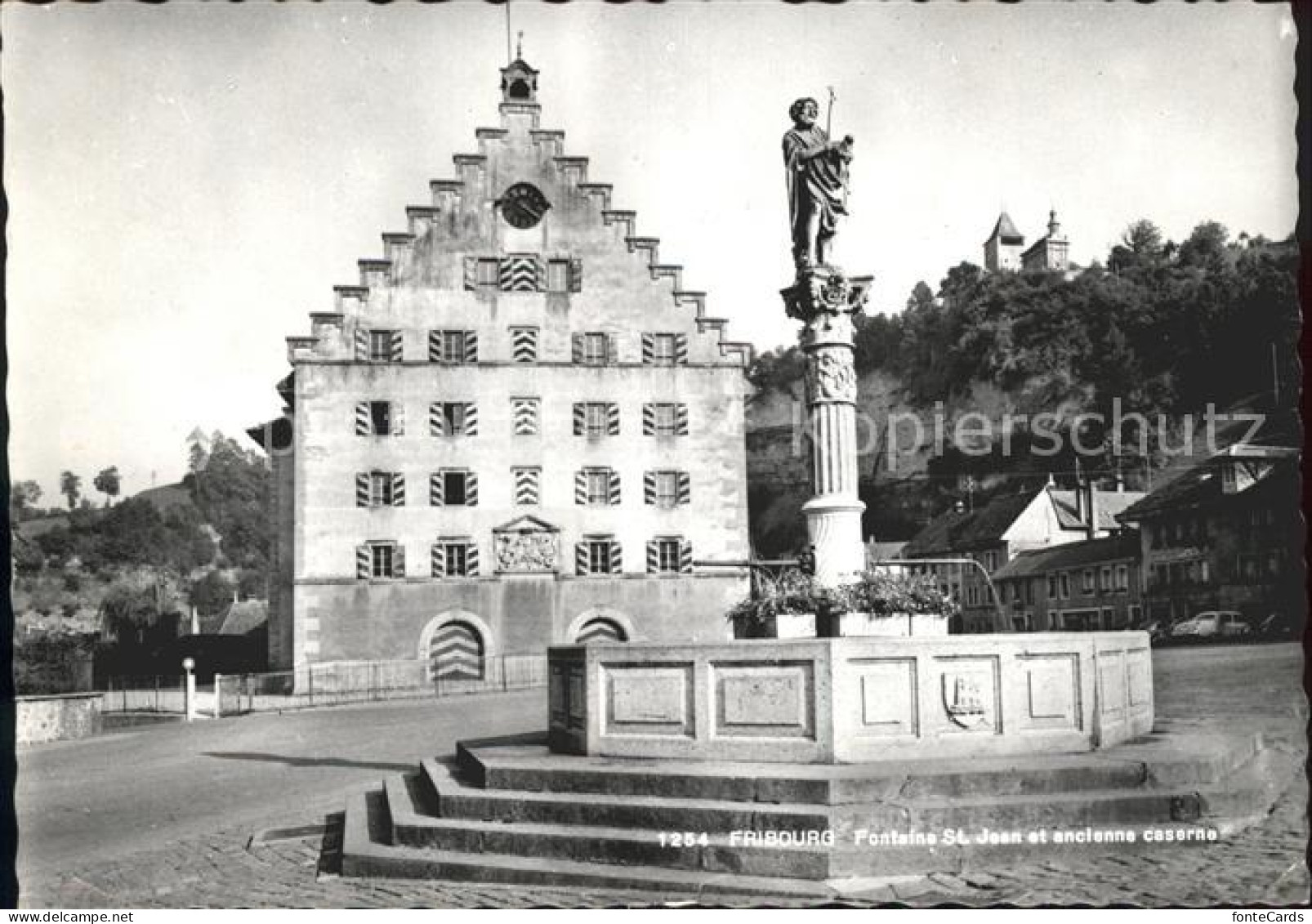 11878463 Fribourg FR Brunnen Kaserne Fribourg - Andere & Zonder Classificatie