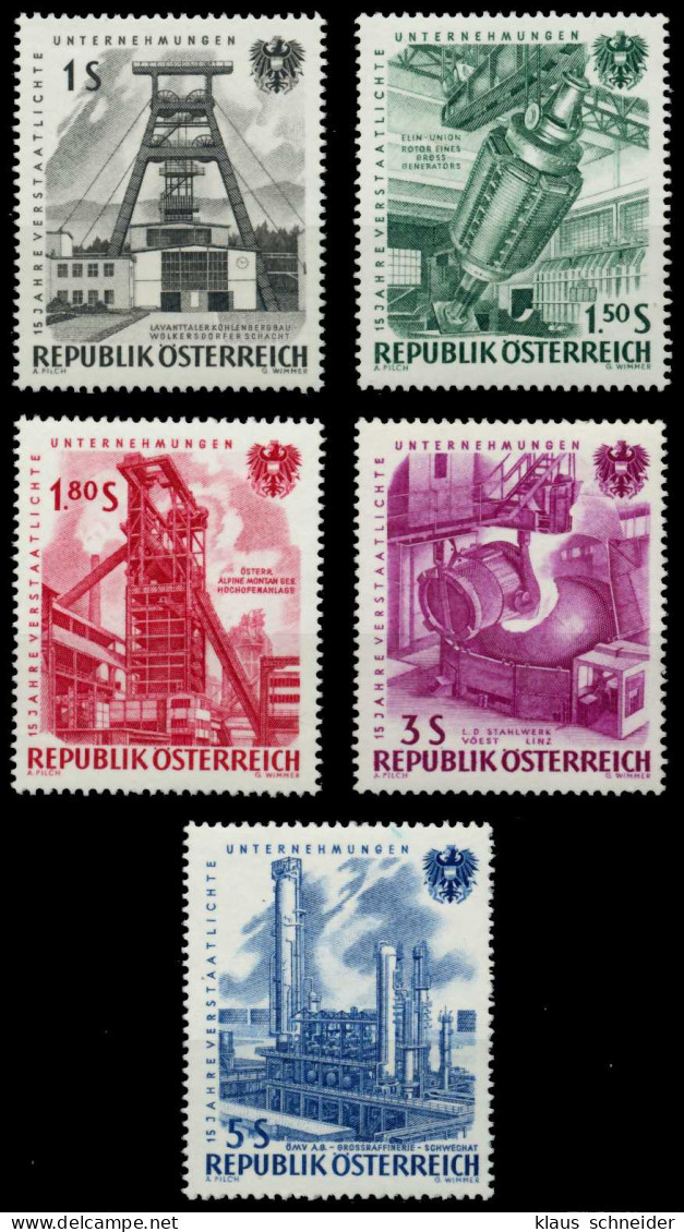 ÖSTERREICH 1961 Nr 1092-1096 Postfrisch S5A6482 - Neufs