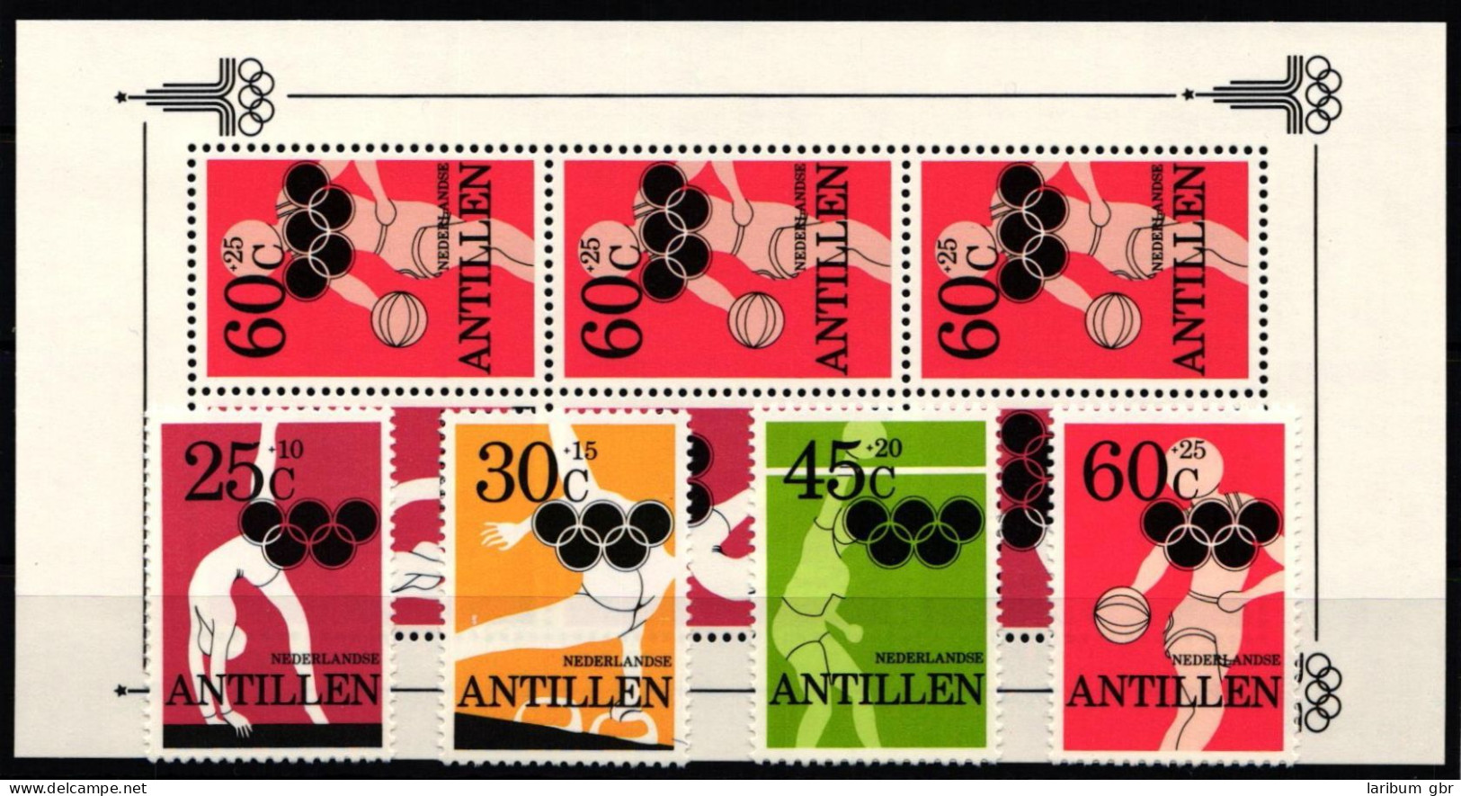 Niederländische Antillen 425-428 Und Block 14 Postfrisch #KM023 - Curaçao, Antilles Neérlandaises, Aruba