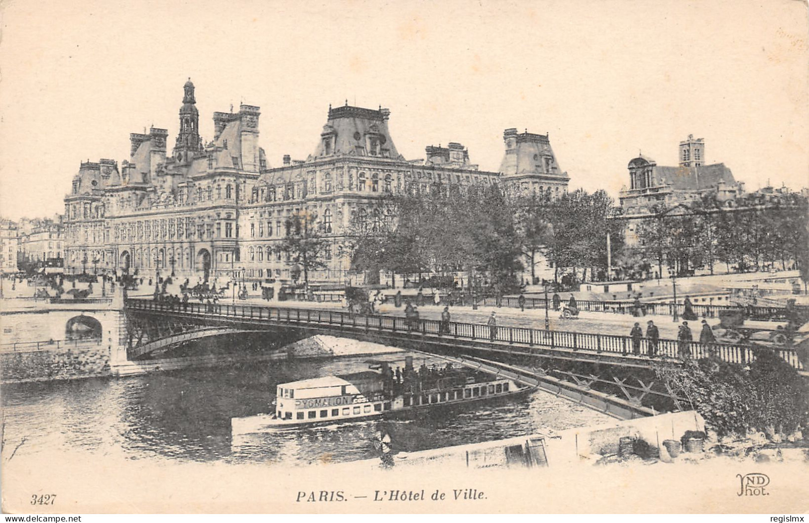 75-PARIS-L HOTEL DE VILLE-N°2036-G/0083 - Otros Monumentos