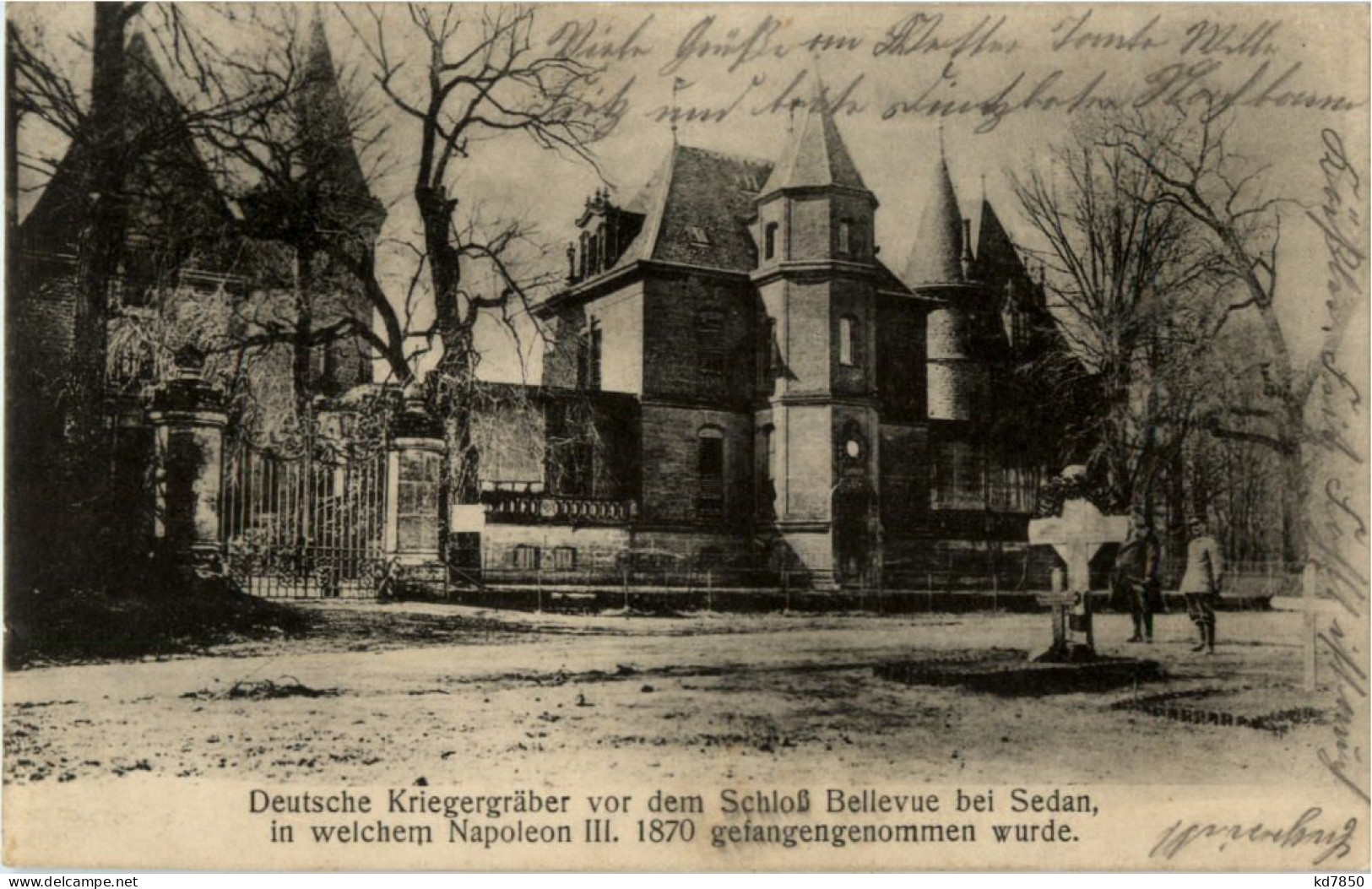 Schloss Bellevue Bei Sedan - Deutsche Kriegergräber - Sedan