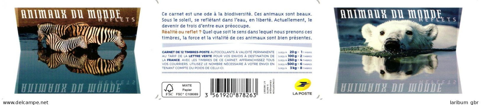 Frankreich 7529-7540 Postfrisch Als Markenheftchen #KM168 - Other & Unclassified