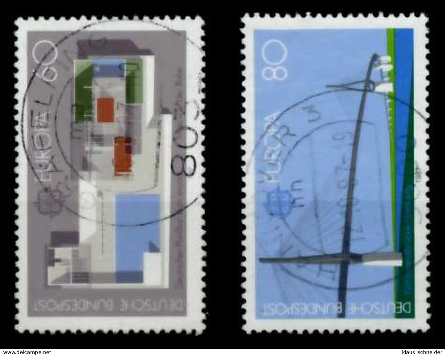 BRD BUND 1987 Nr 1321-1322 Zentrisch Gestempelt X8A76C2 - Used Stamps