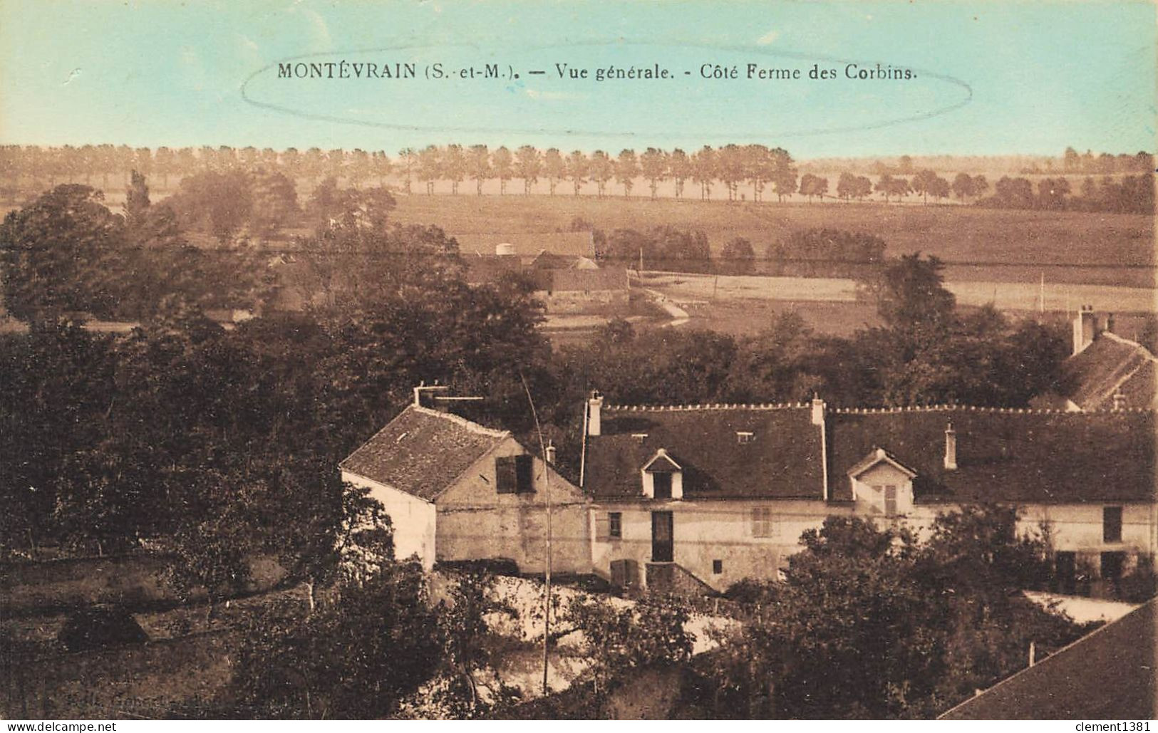 Montevrain Vue Generale Cote Ferme Des Corbins - Otros & Sin Clasificación