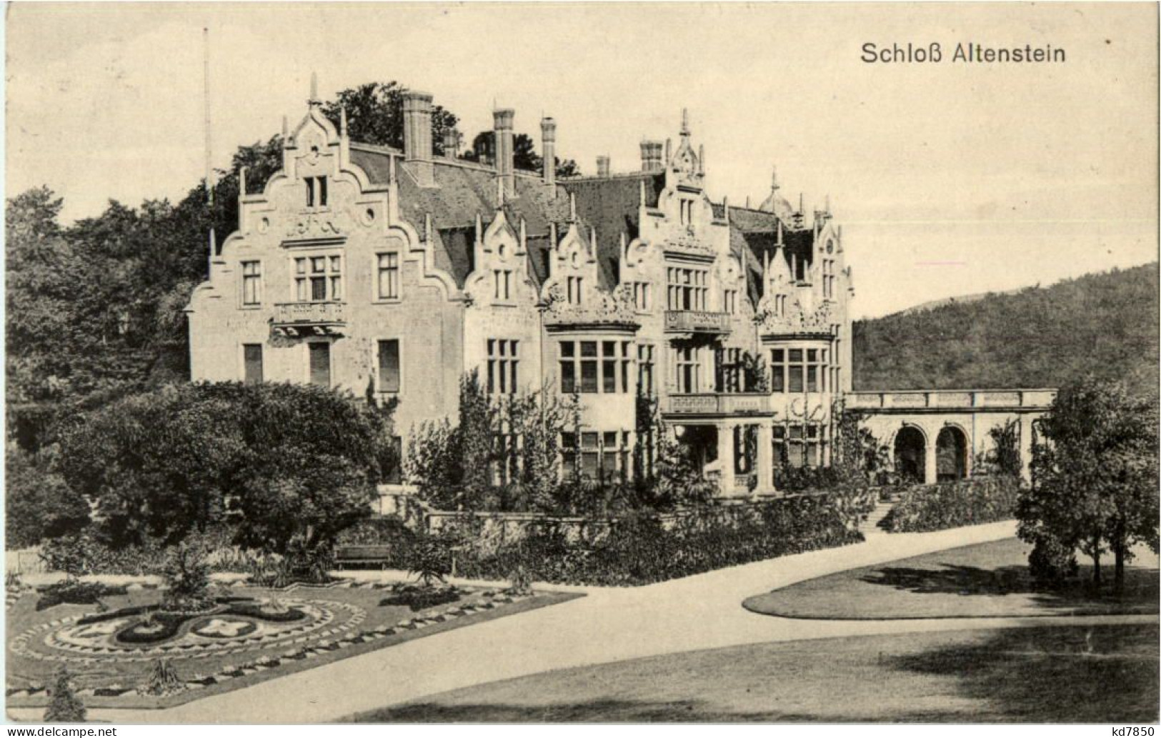 Schloss Altenstein - Bahnpost - Bad Liebenstein