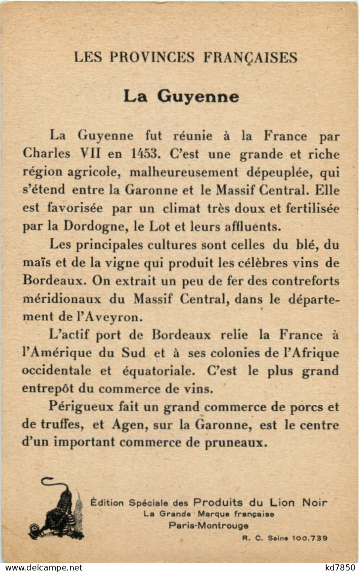 Provinces De France - Guyenne - Sonstige & Ohne Zuordnung