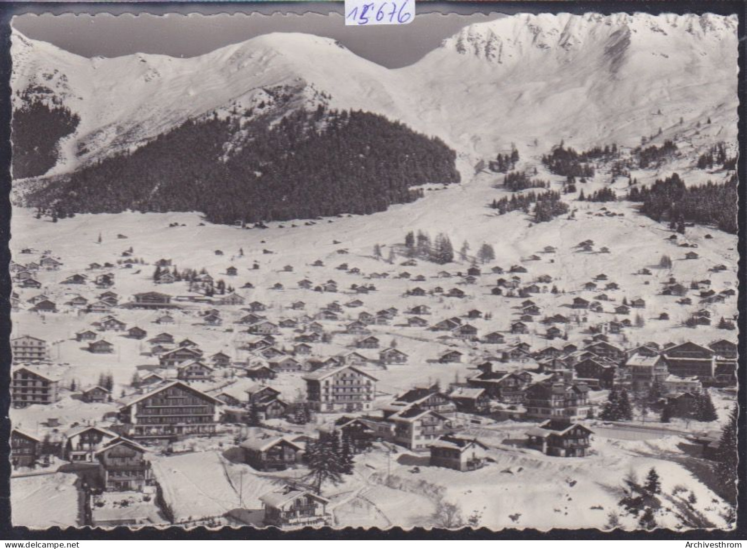 Verbier (Valais) - En Avion Au-dessus De Verbier-Mondzeu Début Années 1960 (15'676) - Verbier