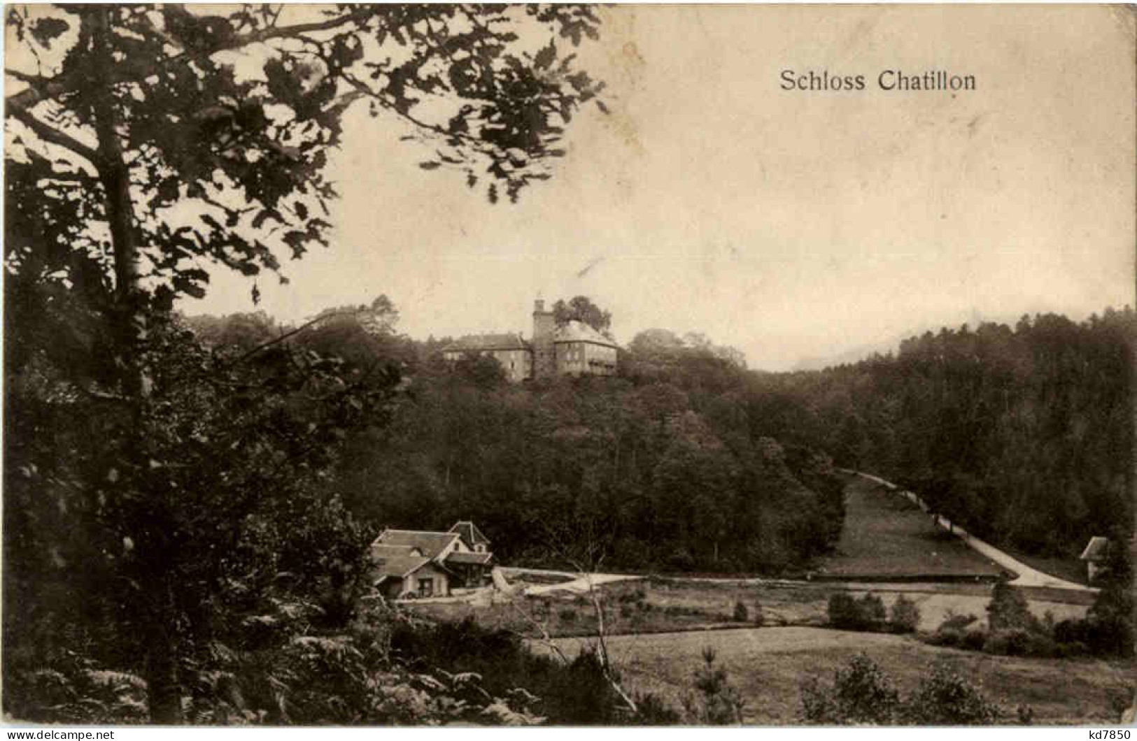 Schloss Chatillon - Feldpost - Sonstige & Ohne Zuordnung