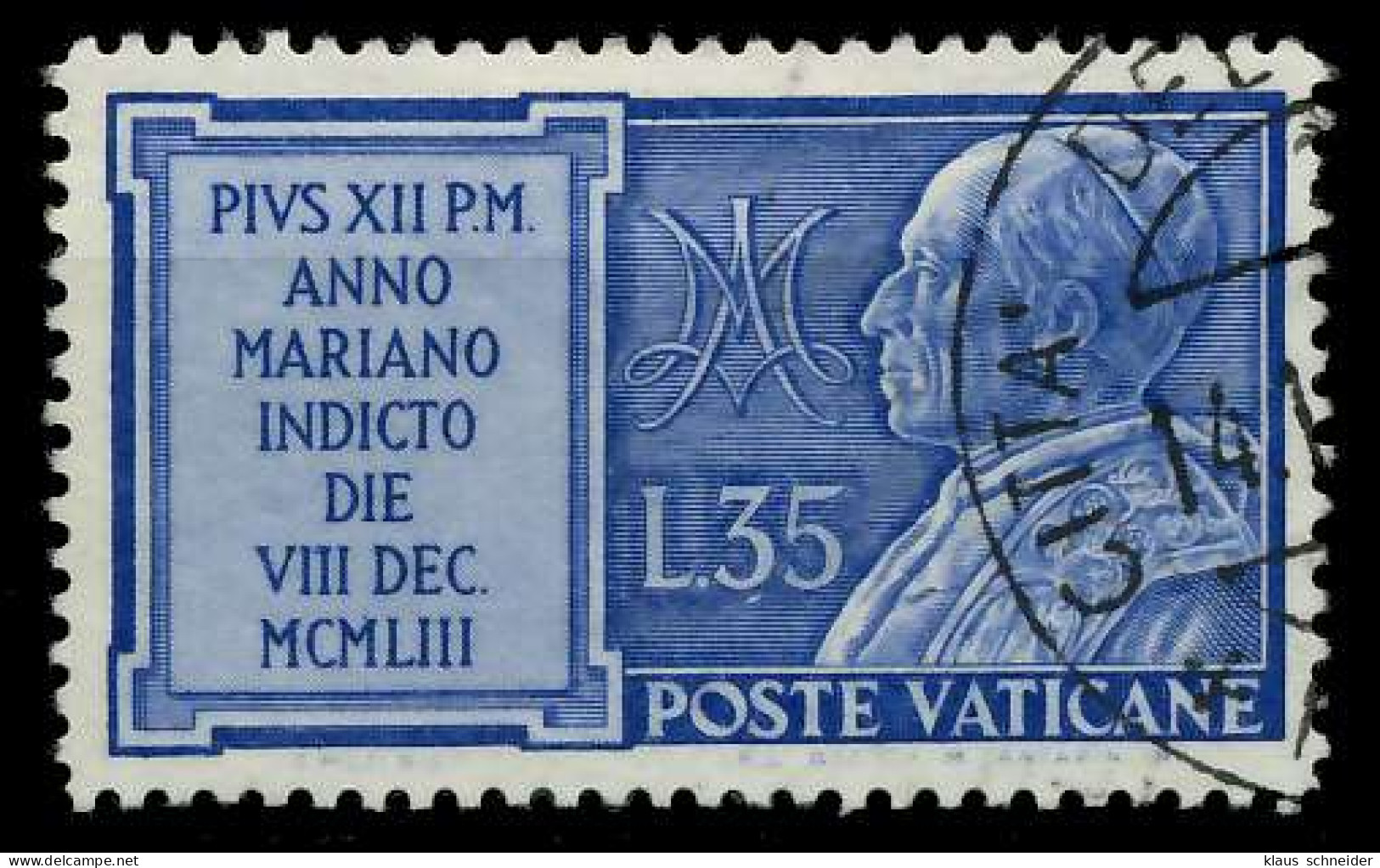 VATIKAN 1954 Nr 219 Gestempelt X7C4C2A - Used Stamps