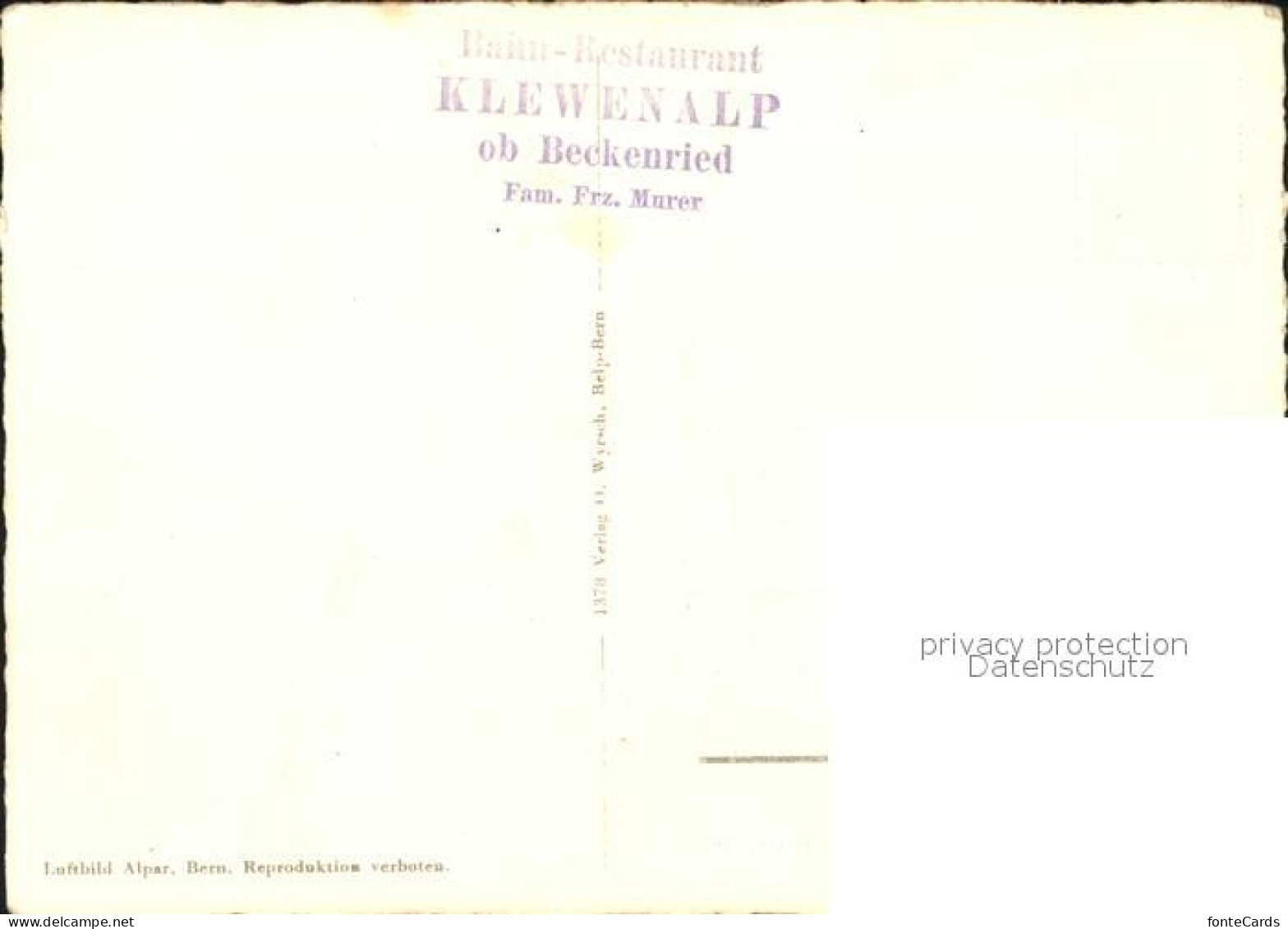 11878342 Beckenried Bahnrestaurant Klewenalp Beckenried - Sonstige & Ohne Zuordnung