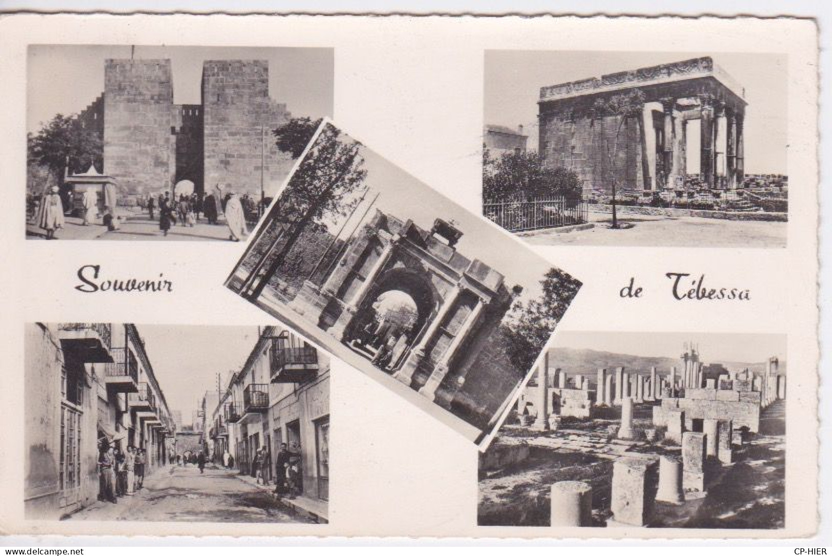 ALGERIE - CARTE SOUVENIR MULTI VUES - SOUVENIR DE TEBESSA - Tébessa