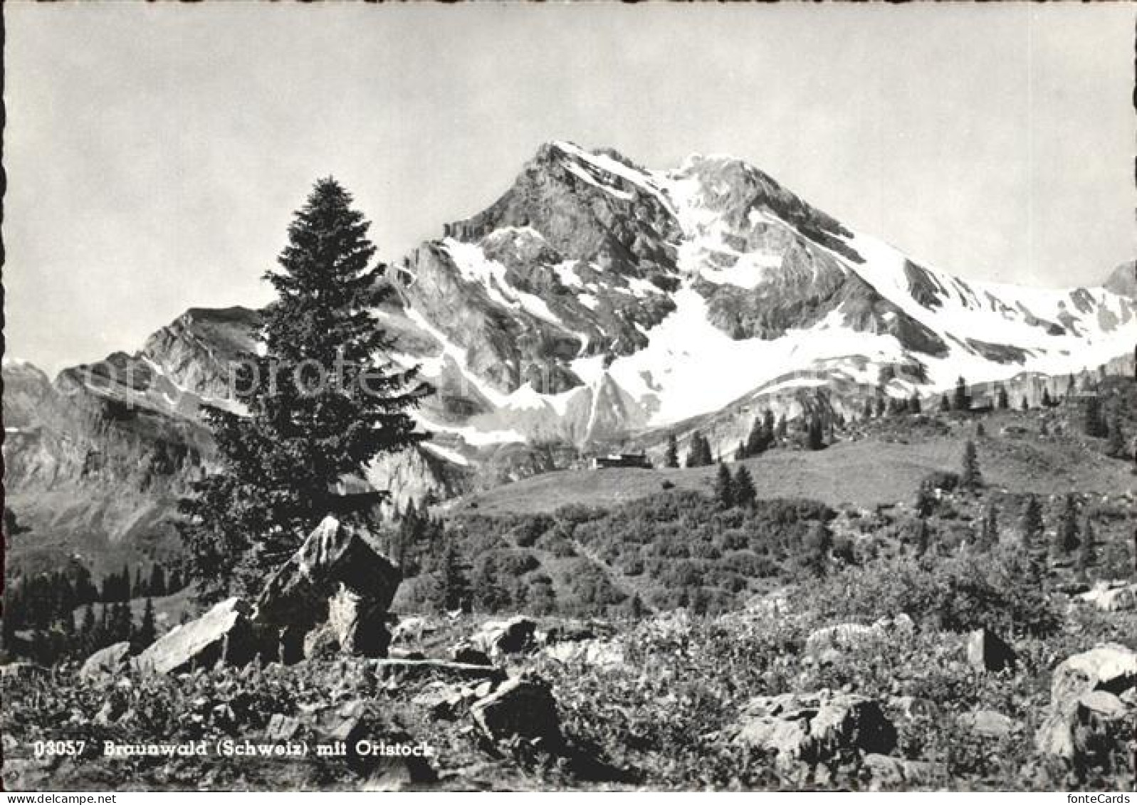 11878321 Braunwald GL Mit Ortstock Braunwald - Sonstige & Ohne Zuordnung