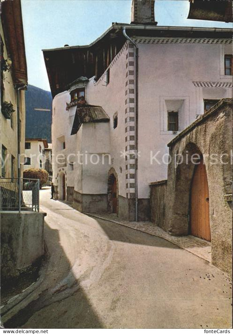 11878312 Sta Maria Muensterthal Dorfpartie Umbrailstrasse Sta Maria Muestair - Otros & Sin Clasificación