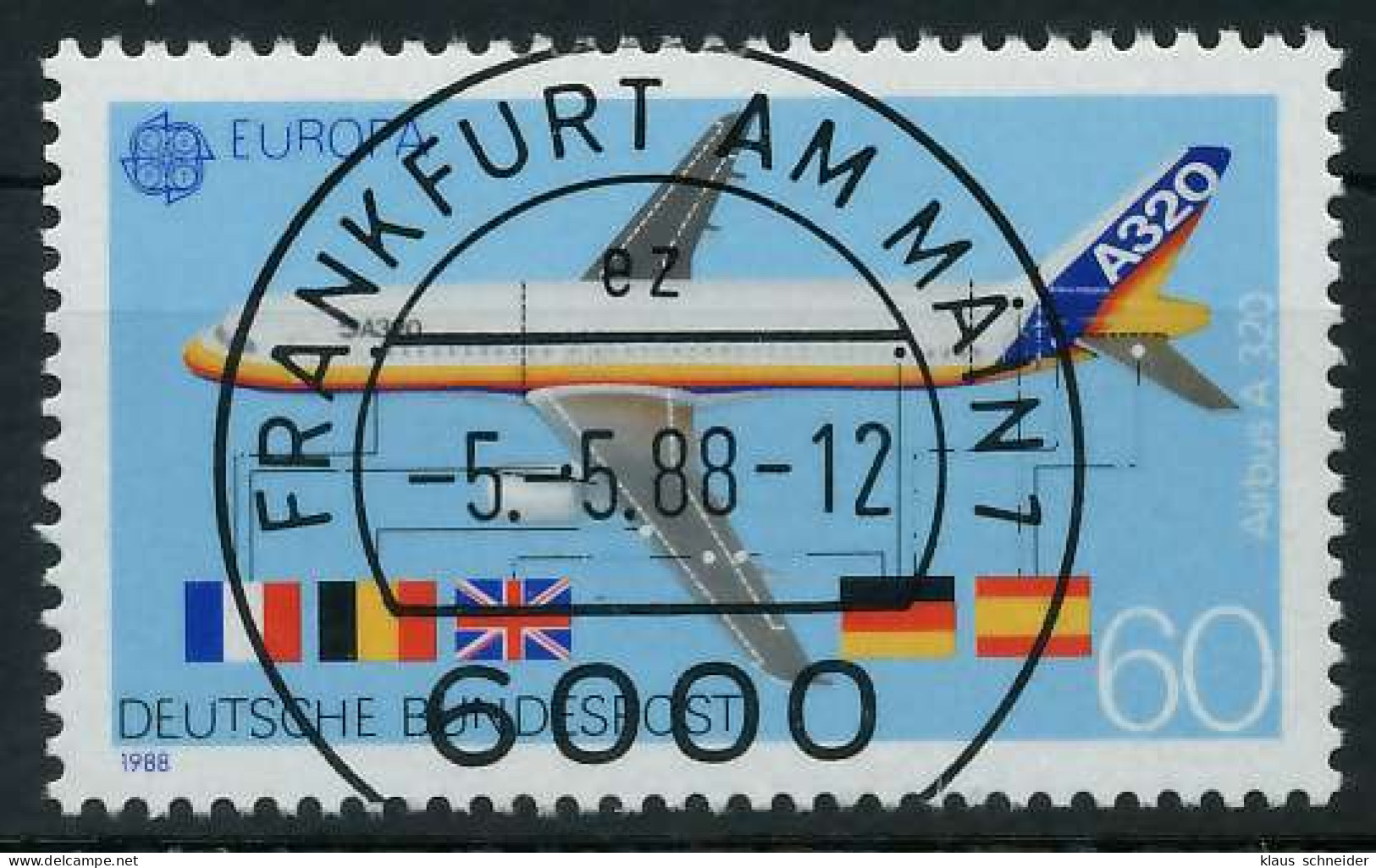 BRD BUND 1988 Nr 1367 Zentrisch Gestempelt X85141E - Used Stamps
