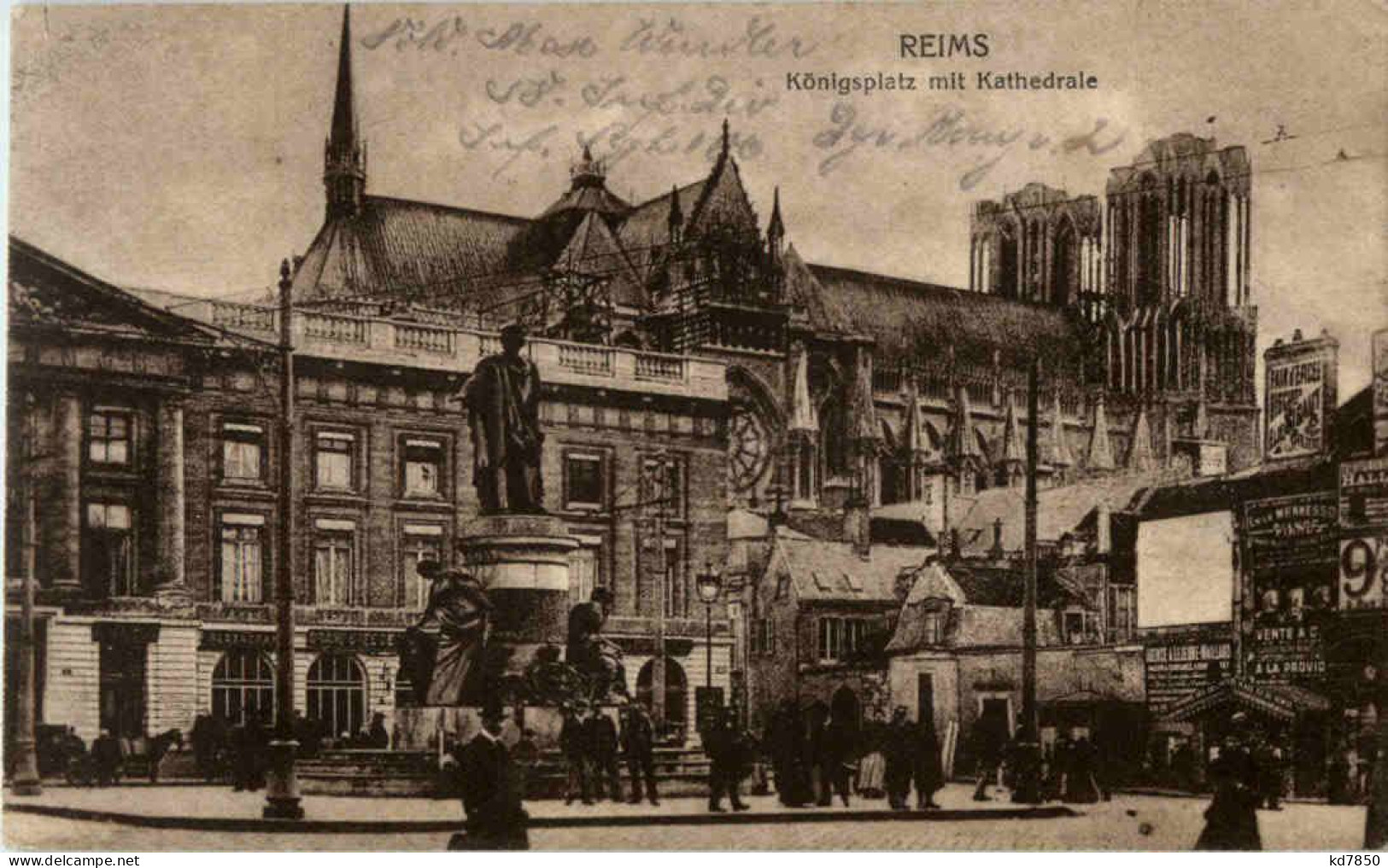 Reims - Königsplatz - Feldpost - Reims