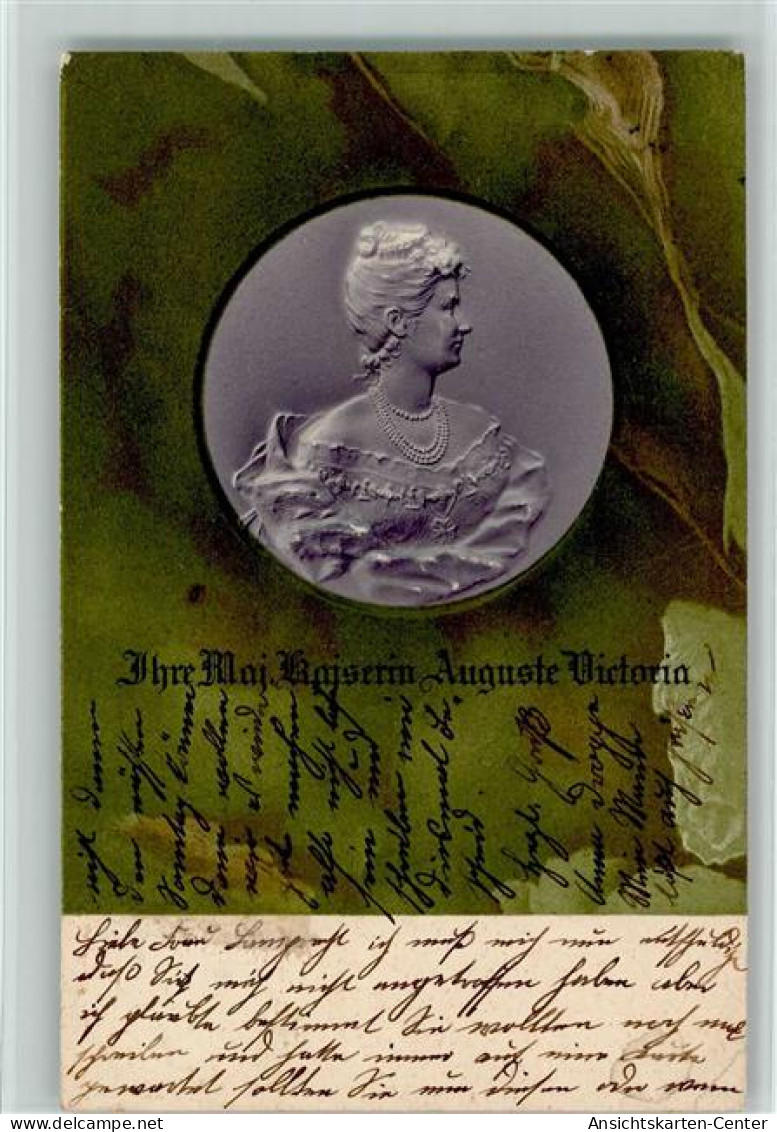13121206 - Kaiserin Auguste Victoria Praegedruck Und - Familles Royales