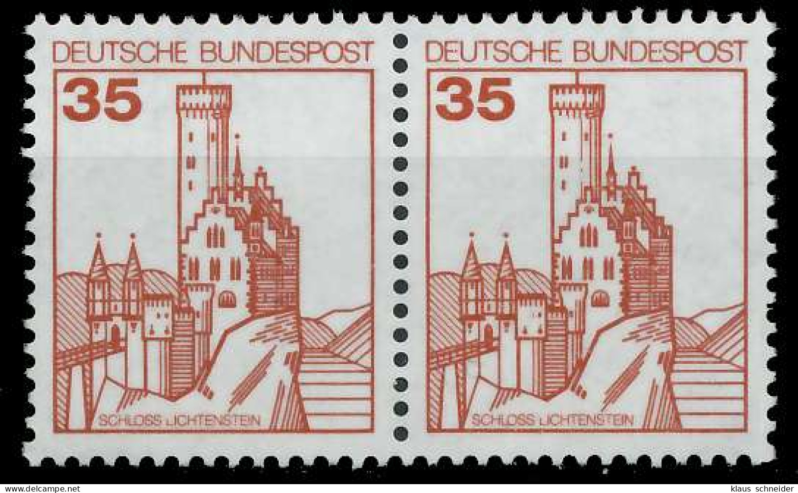 BRD DS BURGEN U. SCHLÖSSER Nr 1139 Postfrisch WAAGR PAA S98845A - Unused Stamps