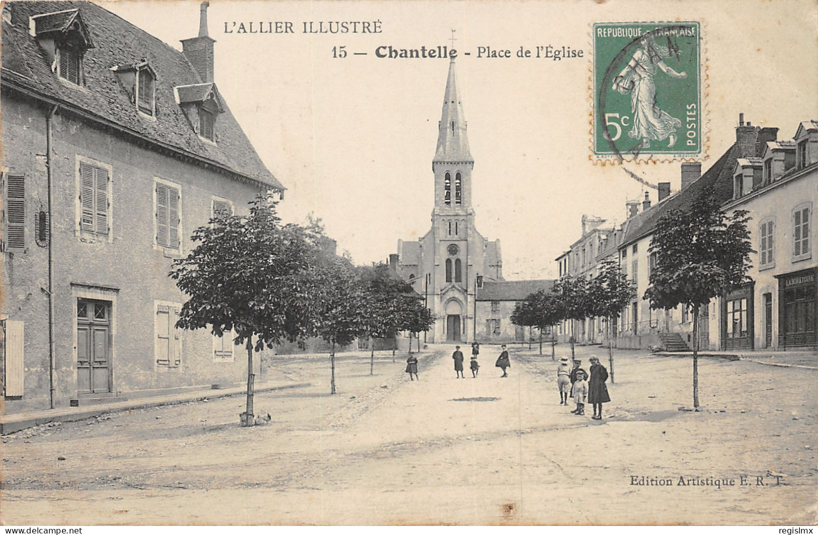 03-CHANTELLE-PLACE DE L EGLISE-N°2040-C/0339 - Other & Unclassified