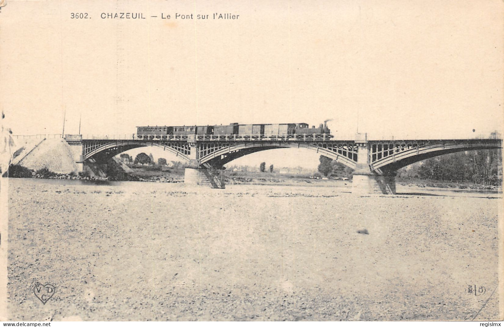 03-CHAZEUIL-PONT SUR L ALLIER -TRAIN-N°2040-C/0341 - Other & Unclassified