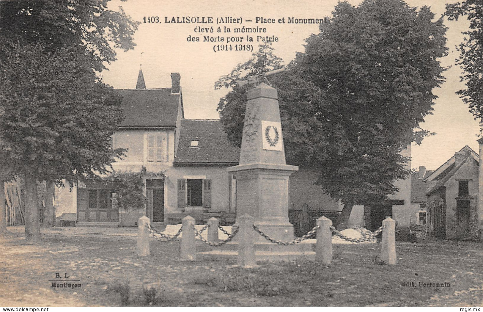 03-LALISOLLE-MONUMENT AU MORTS-N°2040-C/0291 - Otros & Sin Clasificación