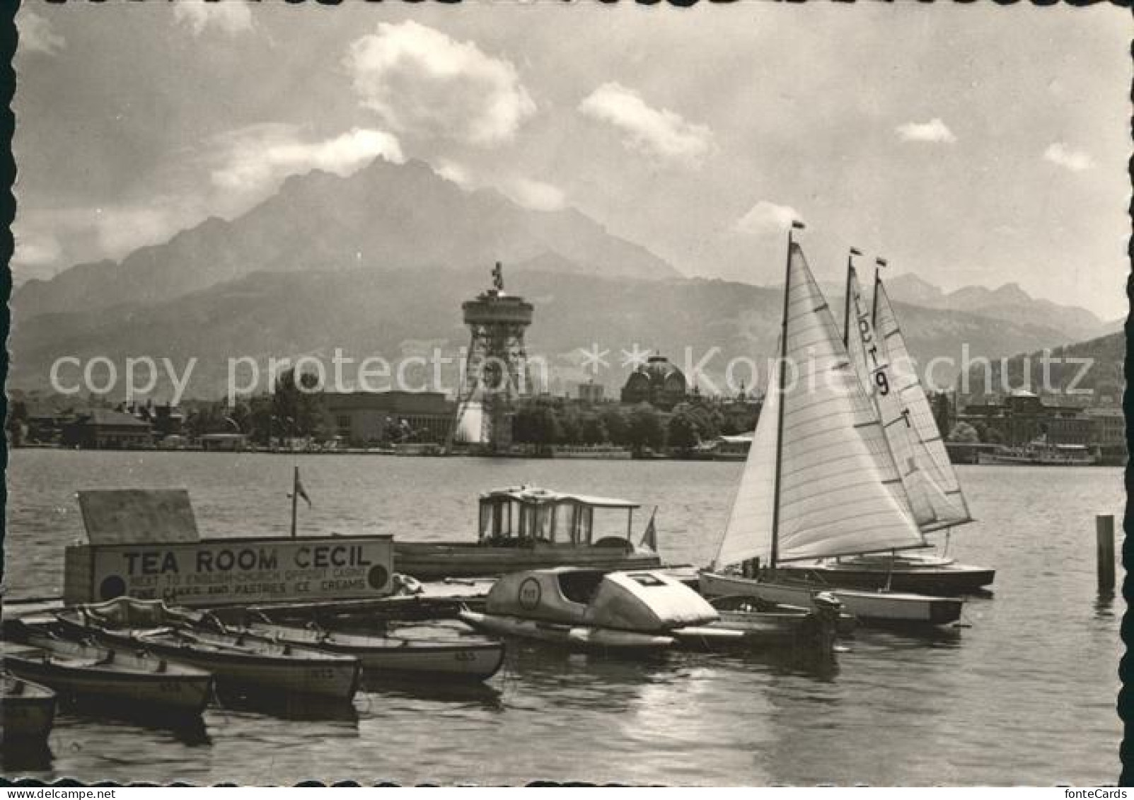 11878253 Luzern LU Bootssteg Mit Pilatus Weltphotoausstellung Luzern - Sonstige & Ohne Zuordnung