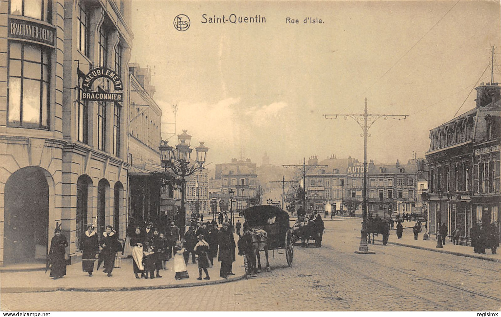 02-SAINT QUENTIN-PASSANTS RUE D ISLE-N°2040-C/0141 - Saint Quentin