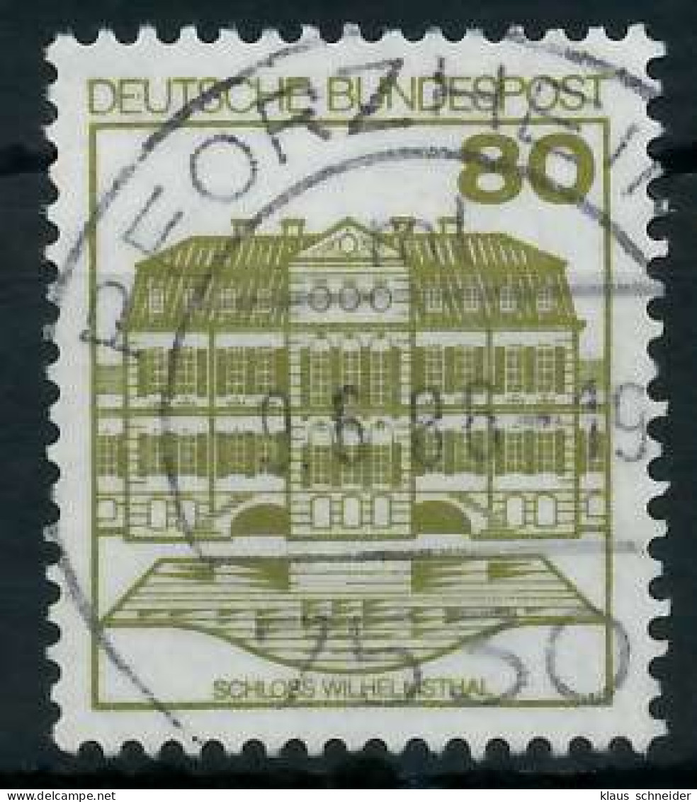 BRD DS BURGEN U. SCHLÖSSER Nr 1140AI Zentrisch Gestempelt X92B97A - Used Stamps