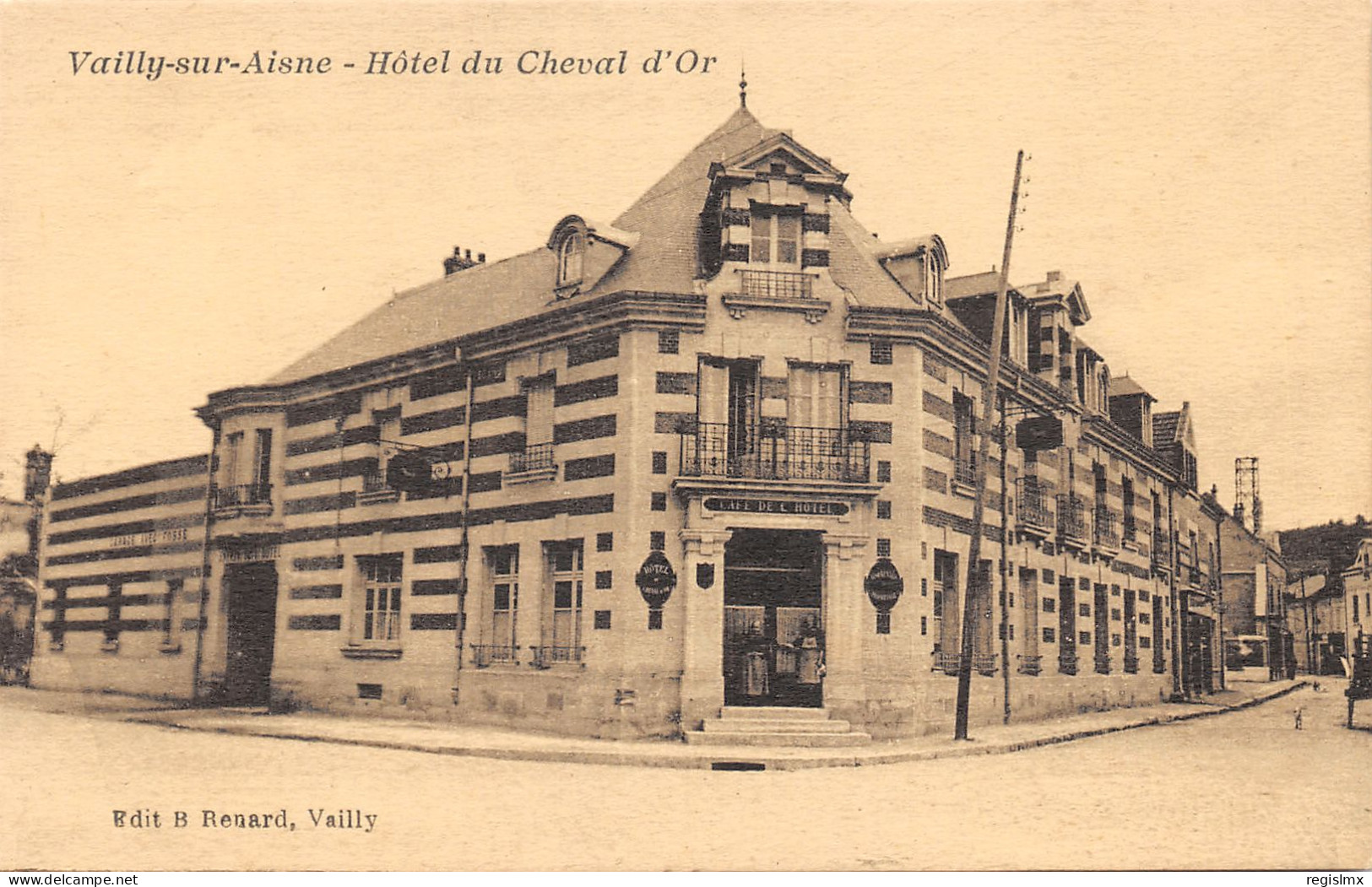 02-VAILLY SUR AISNE-HOTEL DU CHEVAL D OR-N°2040-B/0275 - Autres & Non Classés