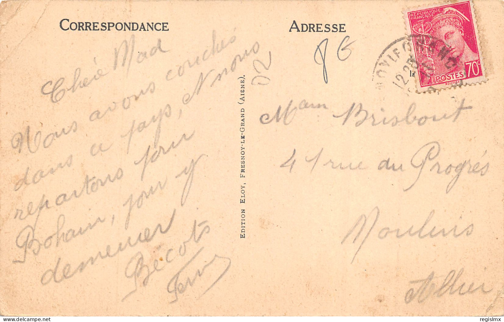 02-FRESNOY LE GRAND-L EGLISE-N°2040-A/0311 - Other & Unclassified