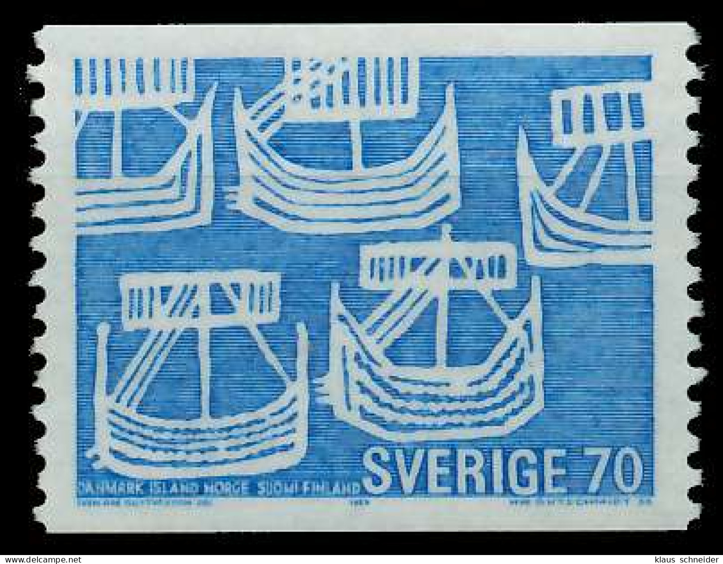 SCHWEDEN 1969 Nr 630A Postfrisch SB042D6 - Unused Stamps