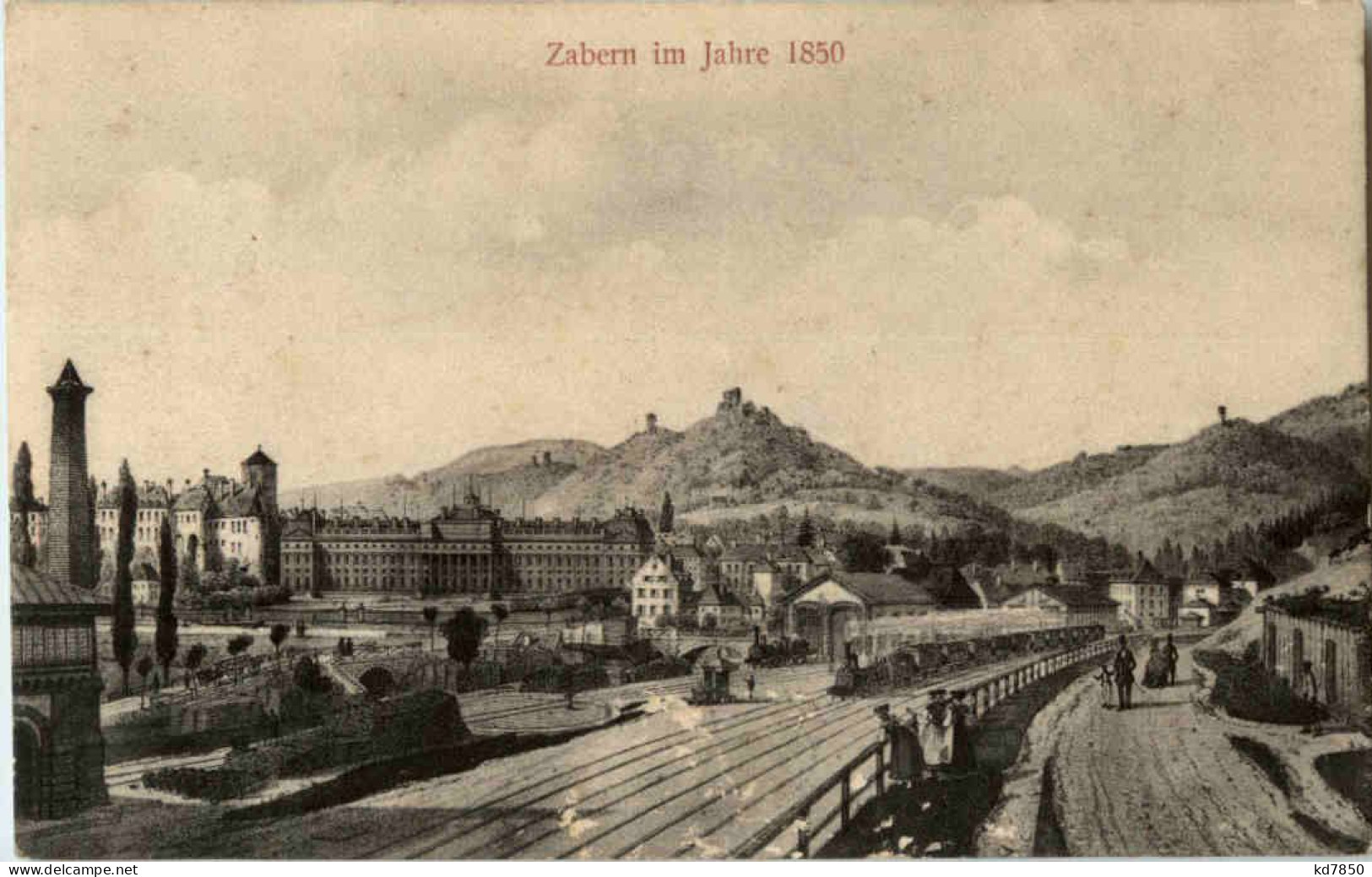 Zabern Im Jahre 1850 - Saverne