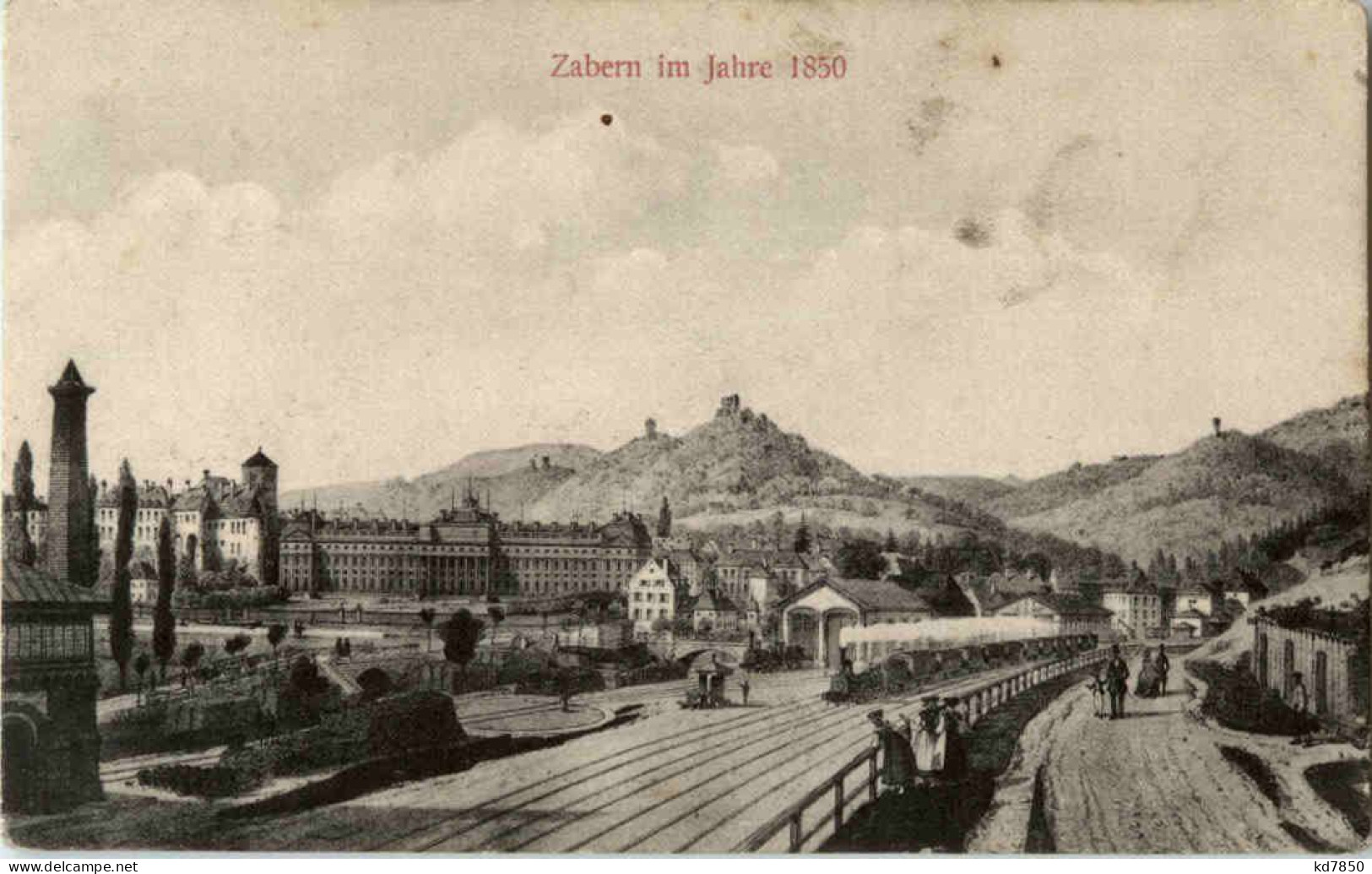 Zabern - Im Jahre 1850 - Saverne