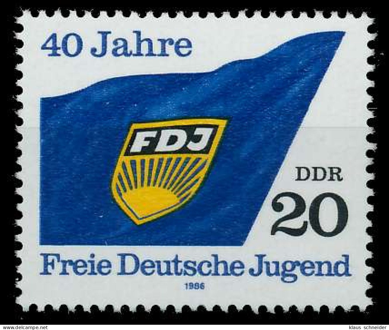 DDR 1986 Nr 3002 Postfrisch SB62266 - Ungebraucht