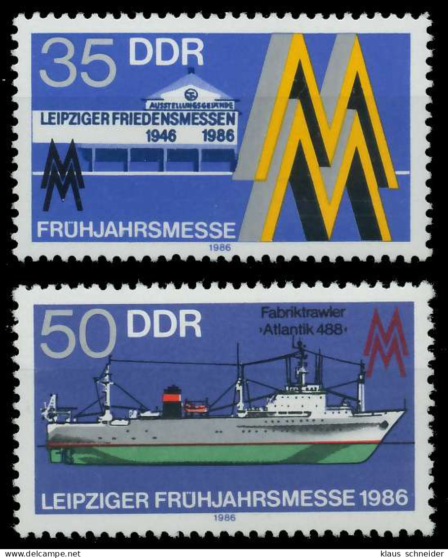 DDR 1986 Nr 3003-3004 Postfrisch SB62276 - Ungebraucht