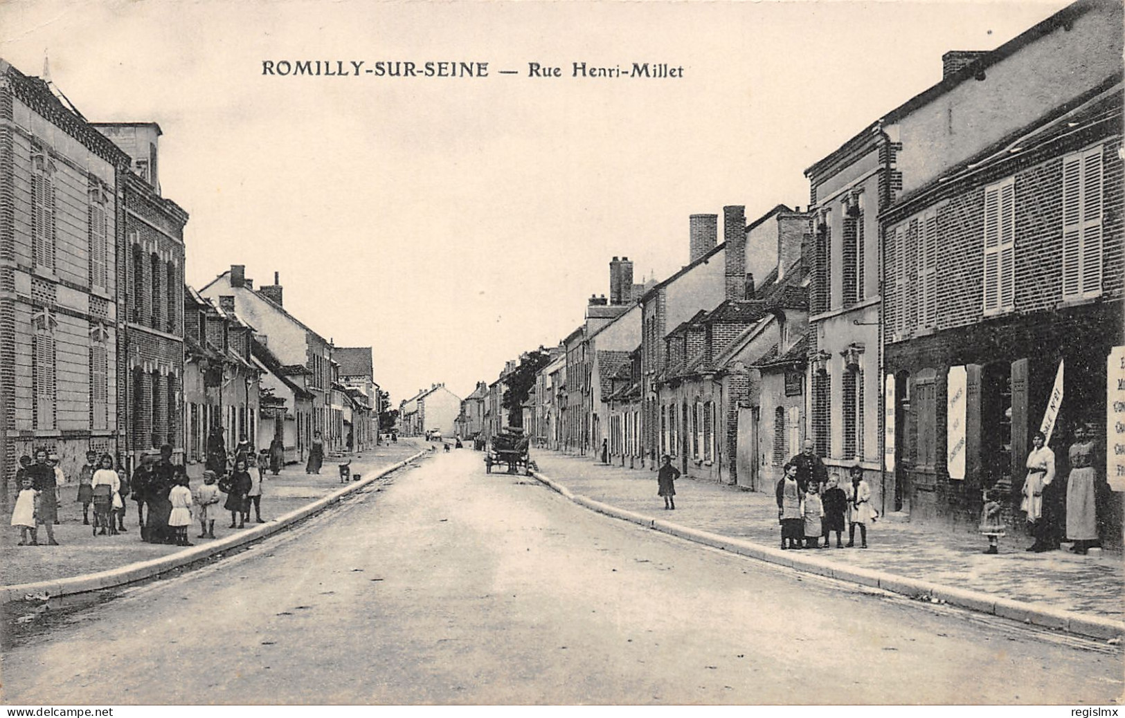 10-ROMILLY SUR SEINE-RUE HENRI MILLET-N°2040-G/0183 - Romilly-sur-Seine